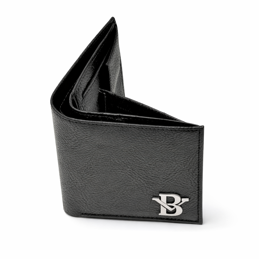 Portefeuille vegan noir