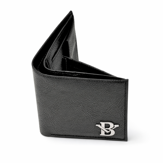 Portefeuille vegan noir